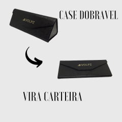 Oculos de Sol Masculino Polarizado Madeira Volpz Noruega 4.0 Preto